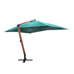 Parasol grand d exterieur flottant 300 x 400 cm vert