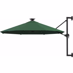 Cet élégant parasol mural protège la santé de votre peau en bloquant la plupart des rayons UV. Fabriquée en polyester anti-UV ...