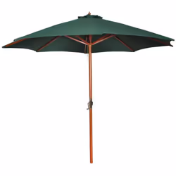 Ce parasol élégant est l'ombre parfaite pour votre patio, terrasse ou jardin. Avec ce parasol, vous pouvez vraiment profiter  ...
