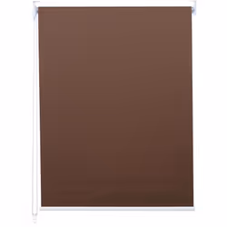 Store enrouleur de fenêtre occultant protection solaire store à tirage latéral 80x160cm opaque marron Créez un accent coloré  ...