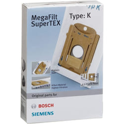 Bosch - Lot de 4 sacs Type k pour aspirateurs Siemens
