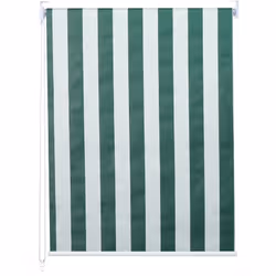 Store enrouleur de fenêtre occultant protection solaire store à tirage latéral 90x160cm opaque blanc vert Créez un accent col ...