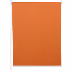 Store enrouleur de fenêtre occultant protection solaire store à tirage latéral 90x160cm opaque orange Créez un accent coloré  ...