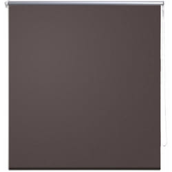 Helloshop26 - Store enrouleur occultant marron 60 x 120 cm fenêtre rideau pare-vue volet roulant