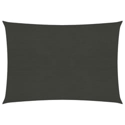 Voile dombrage - PEHD - 35 x 45 m - Résistant aux UV - Perméable à leau - Anthracite