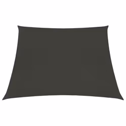 Voile toile d ombrage parasol 160 g/m² 3/4 x 2 m PEHD anthracite