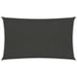 Voile toile d ombrage parasol 160 g/m² PEHD 3 x 6 m anthracite