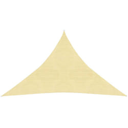 Helloshop26 - Voile toile d'ombrage parasol 160 g/m² 2,5 x 2,5 x 3,5 m pehd beige