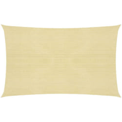 Helloshop26 - Voile d'ombrage 160 g/m² pehd 2,5 x 4,5 m beige