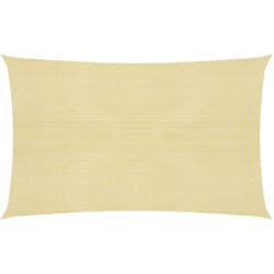 Helloshop26 - Voile d'ombrage 160 g/m² beige 2,5 x 5 m pehd