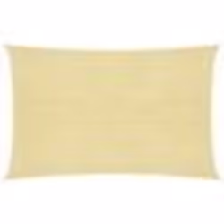 Voile toile d ombrage parasol 160 g/m² 2 x 3 m PEHD beige