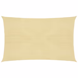 Voile toile d ombrage parasol 160 g/m² 2 x 5 m PEHD beige