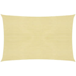 Helloshop26 - Voile d'ombrage 160 g/m² 3,5 x 4,5 m pehd beige