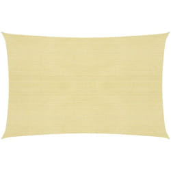 Helloshop26 - Voile toile d'ombrage parasol 160 g/m² pehd 3 x 4 m beige