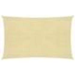 Voile toile d ombrage parasol 160 g/m² beige 3 x 6 m PEHD