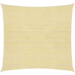 Helloshop26 - Voile toile d'ombrage parasol 160 g/m² pehd 4 x 4 m beige