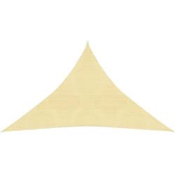 Helloshop26 - Voile toile d'ombrage parasol 160 g/m² 4 x 4 x 5,8 m pehd beige
