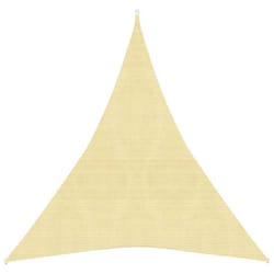 Voile toile d ombrage parasol 160 g/m² 5 x 6 x 6 m PEHD beige