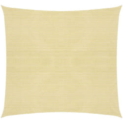 Helloshop26 - Voile d'ombrage 160 g/m² 6 x 6 m pehd beige