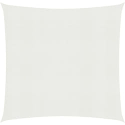 Helloshop26 - Voile d'ombrage 160 g/m² pehd 2,5 x 2,5 m blanc