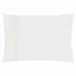 Voile toile dombrage - PEHD - 25 x 3 m - Blanc - Résistant aux UV - Perméable à leau