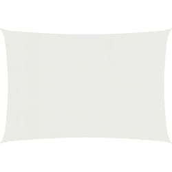 Helloshop26 - Voile toile d'ombrage parasol 160 g/m² pehd 2,5 x 4 m blanc