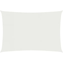 Helloshop26 - Voile toile d'ombrage parasol 160 g/m² 2,5 x 5 m pehd blanc