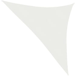 Helloshop26 - Voile toile d'ombrage parasol 160 g/m² pehd 3 x 3 x 4,2 m blanc