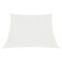 Voile toile d ombrage parasol 160 g/m² blanc 4/5 x 3 m PEHD