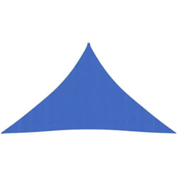 Voile d'ombrage 160 g/m² bleu 2,5 x 2,5 x 3,5 m pehd