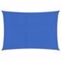Voile toile dombrage - PEHD - 25 x 4 m - Bleu - Résistant aux UV - Montage facile