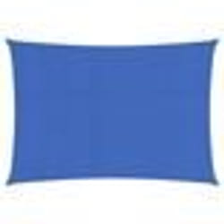 Voile toile dombrage - PEHD - 25 x 4 m - Bleu - Résistant aux UV - Montage facile