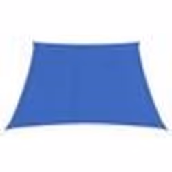 Voile toile d ombrage parasol 160 g/m² PEHD 3/4 x 2 m bleu