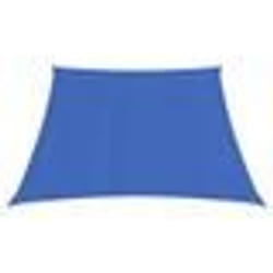 Voile toile d ombrage parasol 160 g/m² PEHD 3/4 x 2 m bleu