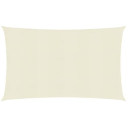 Helloshop26 - Voile d'ombrage 160 g/m² pehd 3,5 x 4,5 m crème