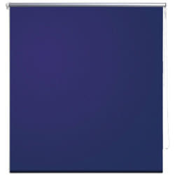 Helloshop26 - Store enrouleur bleu occultant 80 x 175 cm fenêtre rideau pare-vue volet roulant