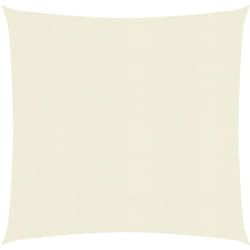 Helloshop26 - Voile d'ombrage 160 g/m² 4,5 x 4,5 m pehd crème