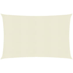 Helloshop26 - Voile toile d'ombrage parasol 160 g/m² crème 5 x 6 m pehd