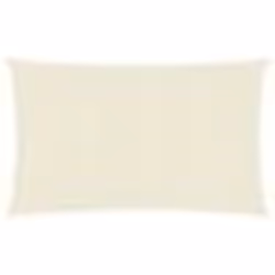 Voile dombrage - PEHD - 8 x 6 m - Résistant aux UV - Perméable à leau - Crème