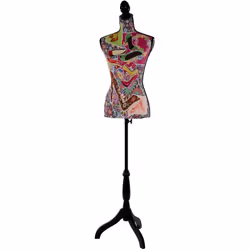 Buste de couture mannequin torse femme fibre de verre motif talons hauts hauteur réglable Réglable en hauteur Torse féminin B ...