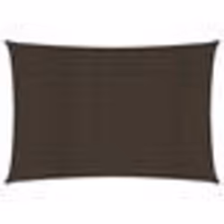 Voile toile d ombrage parasol 160 g/m² PEHD 2 x 45 m marron
