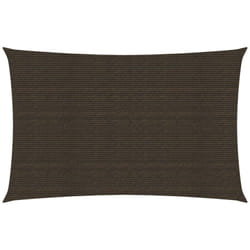 Helloshop26 - Voile d'ombrage 160 g/m² marron 3 x 6 m pehd