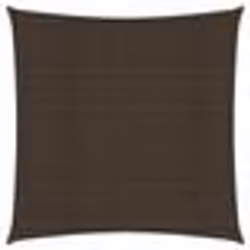 Voile dombrage - PEHD - 4 x 4 m - Marron - 160 g/m² - Résistant aux UV