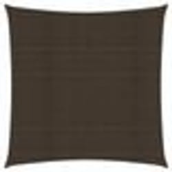Voile dombrage - PEHD - 4 x 4 m - Marron - 160 g/m² - Résistant aux UV
