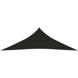 Voile d'ombrage 160 g/m² noir 2,5 x 2,5 x 3,5 m pehd
