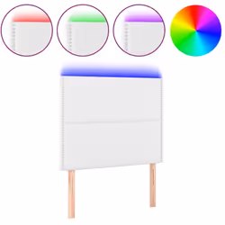 Cette tête de lit à LED classique, au design élégant, donne à votre cadre de lit une touche de modernité étonnante et convien ...