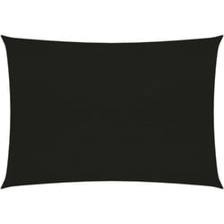 Helloshop26 - Voile toile d'ombrage parasol 160 g/m² 2,5 x 4 m pehd noir