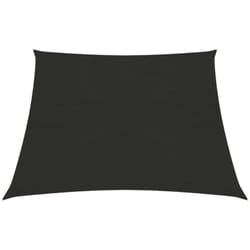 Helloshop26 - Voile toile d'ombrage parasol 3/4 x 2 m pehd 160 g/m² noir