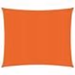 Voile toile dombrage - PEHD - 25 x 3 m - Orange - Résistant aux UV - Perméable à leau