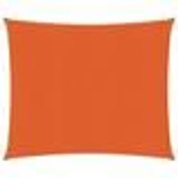Voile toile dombrage - PEHD - 25 x 3 m - Orange - Résistant aux UV - Perméable à leau
